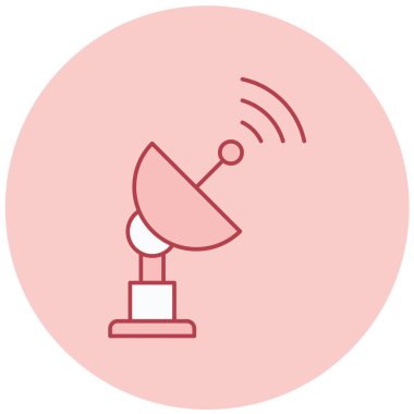 Uydu anteni. Web simgesi