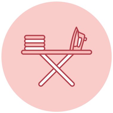 Sandalye. Web simgesi basit illüstrasyon