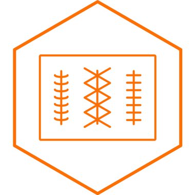 Modern b 'nin vektör illüstrasyonu basketbolun ikonundan yoksun