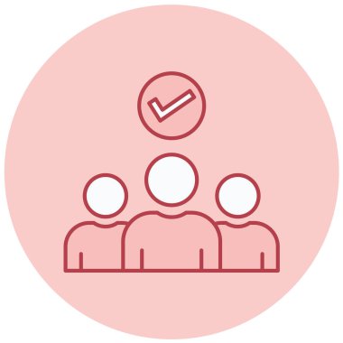 kullanıcı. Web simgesi basit illüstrasyon