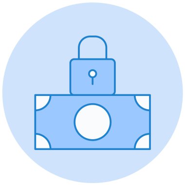 Cüzdan. Web simgesi basit illüstrasyon