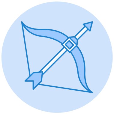 Aşk tanrısı. Web simgesi basit illüstrasyon