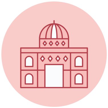 Cami. Web simgesi basit tasarım