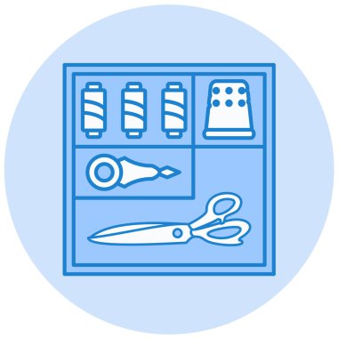 Dikiş araçları vektör resimleme