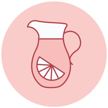 Sürahi. Web simgesi basit tasarım