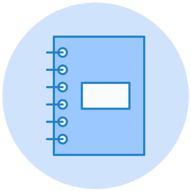 Kitap. Web simgesi basit illüstrasyon