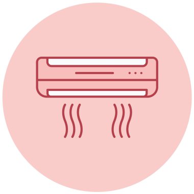 Klima düz vektör simgesi