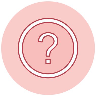 Soru işareti. Web simgesi