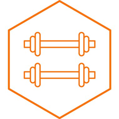 Halter simgesinin vektör illüstrasyonu