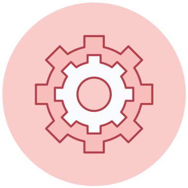 Ayarlar. Web simgesi basit illüstrasyon