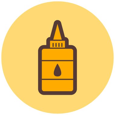 Yapıştırıcı. Web simgesi basit illüstrasyon