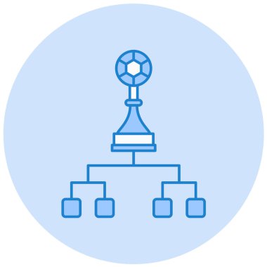 Podyum. Web simgesi basit illüstrasyon