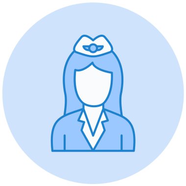 avatar. Web simgesi basit illüstrasyon