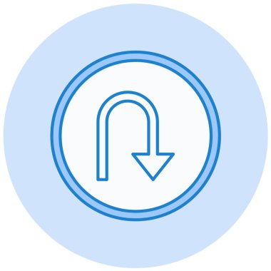 yön modern ikon vektör illüstrasyonu