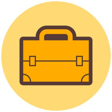 Çanta. Web simgesi basit illüstrasyon