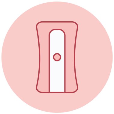 Kalem açacağı simgesi, basit tasarım vektör illüstrasyonu