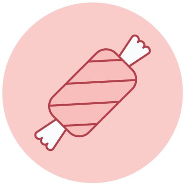 Şeker ikonu vektör illüstrasyonu