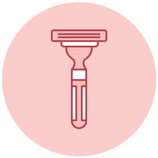 Rasiermesser Web Symbol Einfache Illustration — Stockvektor