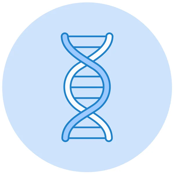 Illustrazione Vettoriale Icona Del Dna — Vettoriale Stock