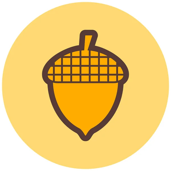 Lemon Ikon Web Ilustrasi Sederhana - Stok Vektor