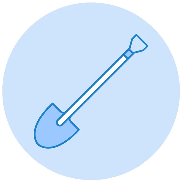 Schaufel Symbol Vektor Illustration — Stockvektor