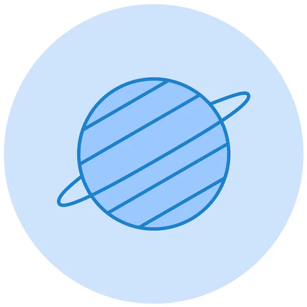 Planet Modern Icon Vector Illustration — ストックベクタ