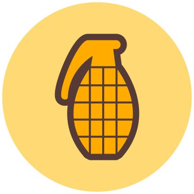 Bomba simgesinin vektör illüstrasyonu