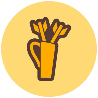 Gıda simgesinin vektör illüstrasyonu