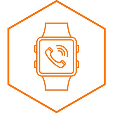 Akıllı saat simgesi. vektör illüstrasyonu