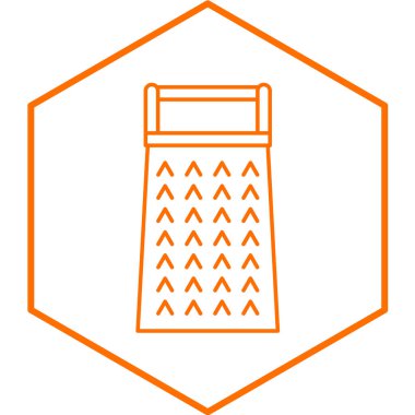 grater simgesi, basit tasarım vektör çizimi