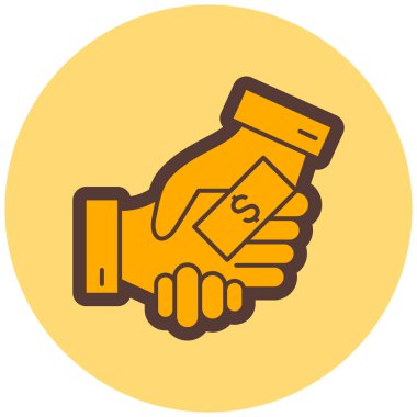 Tokalaşın. Web simgesi basit illüstrasyon