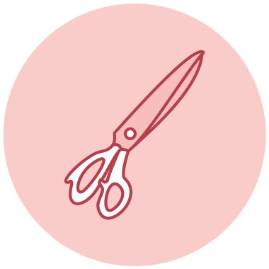 Makas. Web simgesi basit tasarım