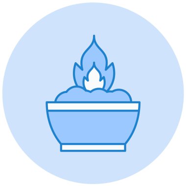 Modern yiyecek simgesinin vektör çizimi