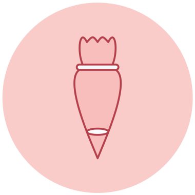 Tek bir simgenin vektör illüstrasyonu