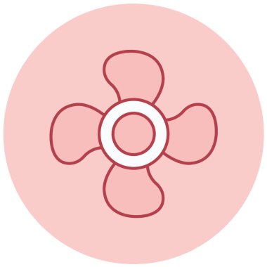 fan vektör simgesi düzenlenebilir. Web ve mobil için özet sembolü.