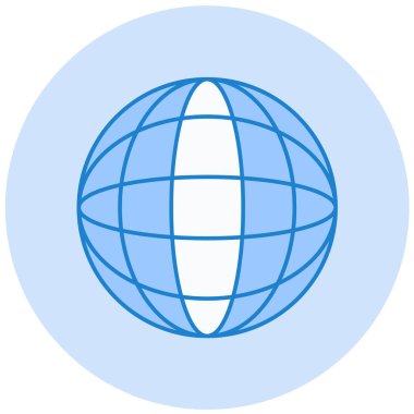 küresel ağ. Basit resimleme