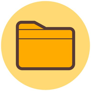 Dosya. Web simgesi basit illüstrasyon