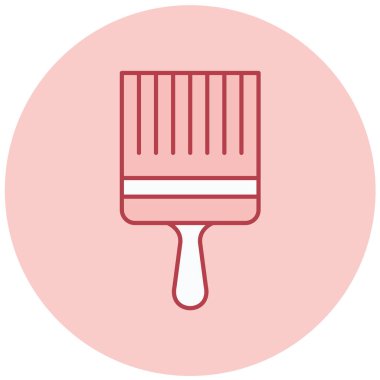 Boya fırçası. Basit resimleme