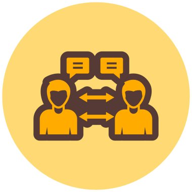 İnsan simgesinin vektör illüstrasyonu