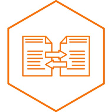 belge simgesi vektörü beyaz arkaplanda izole edildi, dosya şeffaf işareti