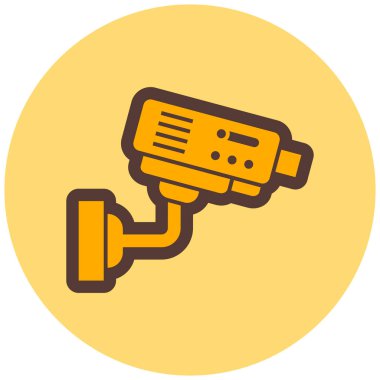 Kamera. Web simgesi basit illüstrasyon