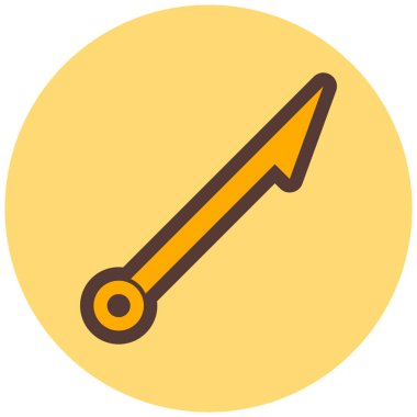 Ok. Web simgesi basit illüstrasyon