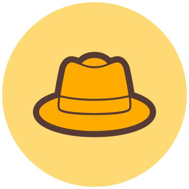 Şapka. Web simgesi basit illüstrasyon