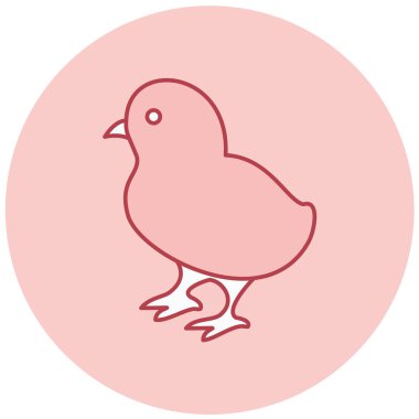 Kuş. Web simgesi basit illüstrasyon