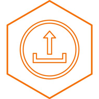 İndirme simgesinin vektör illüstrasyonu