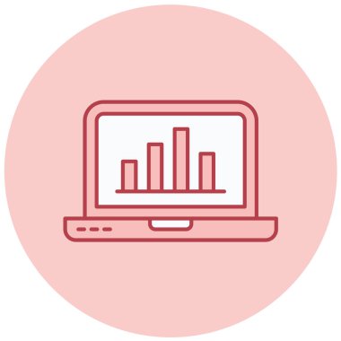 bilgisayar simgesi, vektör illüstrasyonu basit tasarım