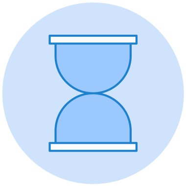 kum saati modern ikon vektör çizimi