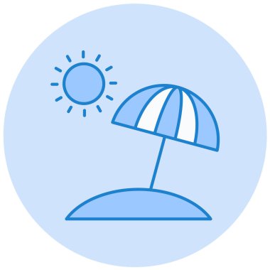 Kumsal. Web simgesi basit illüstrasyon