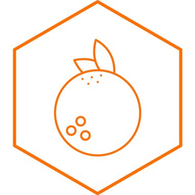 Hindistan cevizi simgesi vektör çizimi