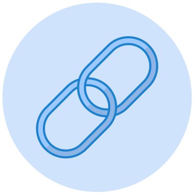 link vektör simgesi modern basit tasarım